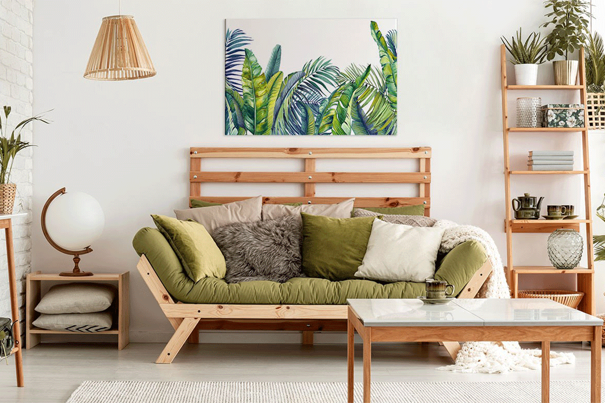 Titelbild zu „Die besten Dekorationen – Bilder für Wohnzimmer“